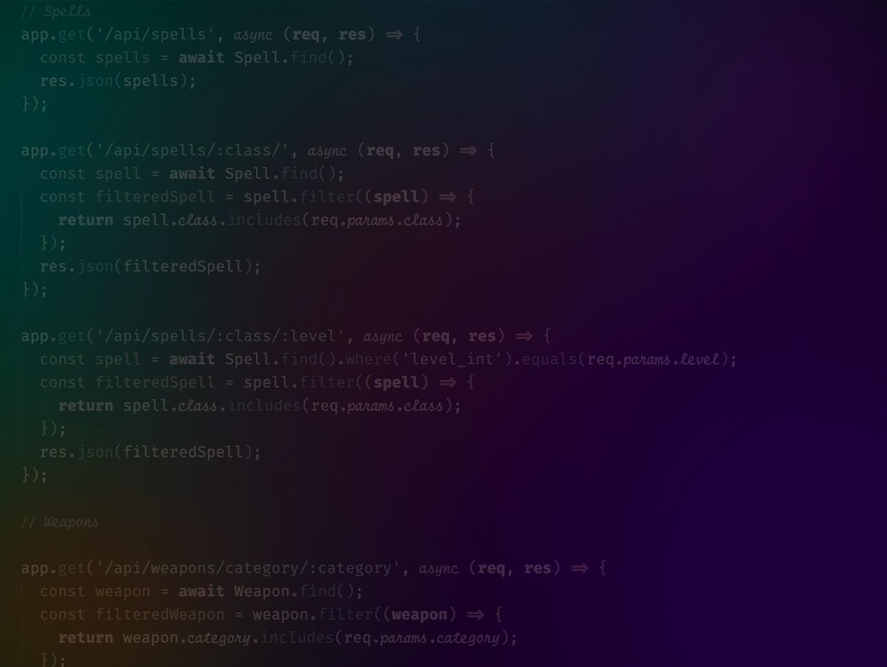 SpellSlots.com Background